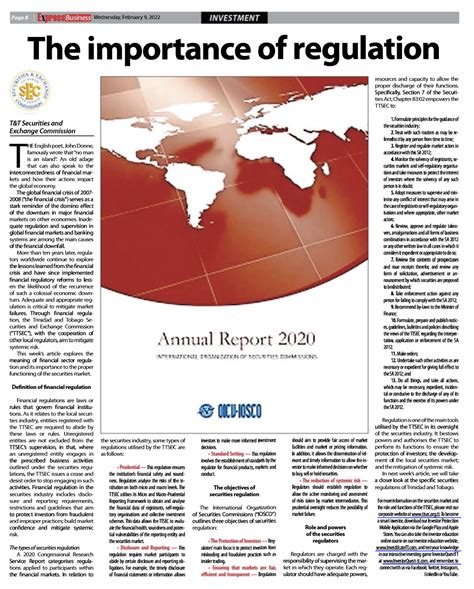 Importance of Financial Regulation in the Securities Industry – TTSEC