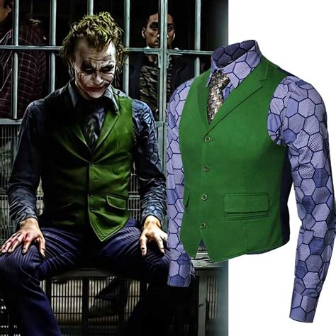 Takerlama Heath Ledger Batman Dark Knight Joker Costume Costume Arthur ...