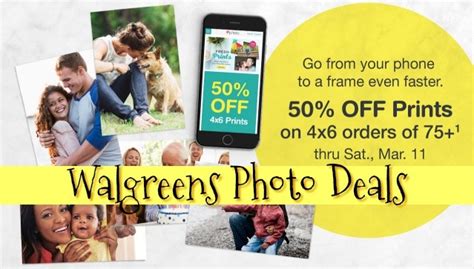 Walgreens Photo Deals: 50% off Photo Prints & More!