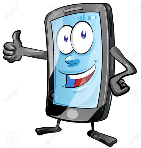 43683599-fun-mobile-phone-cartoon-with-thumbs-up – Knypersley First ...