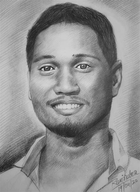 Portrait pencil shading, portrait art, Indian art, youth Pencil Shading ...