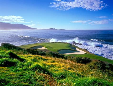 7th Hole At Pebble Beach Golf Course Wall Mural By Evan Schiller ...