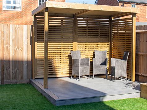 Slatted Wooden Garden Shelter | The Retreat | Jacksons Fencing