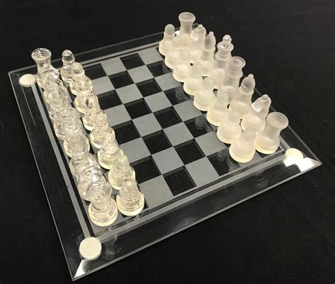 Glass Chess Set (Small) | Sydney Academy of Chess