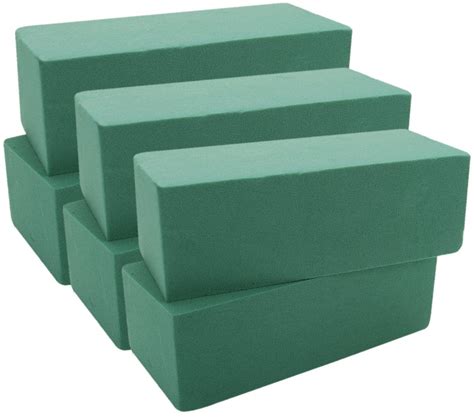 Floral Foam Bricks Green Styrofoam Wet Foam Blocks 3" X 4" X 9" 6/Pkg ...