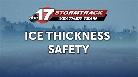 Ice thickness safety - ABC17NEWS