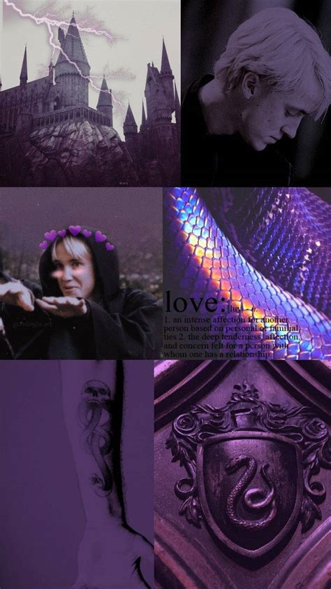 Download Purple Draco Malfoy Aesthetic Wallpaper | Wallpapers.com