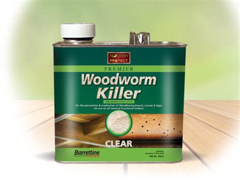 BARRETTINE SOLVENT PRESERVER WOODWORM KILLER OIL WOOD BORING INSECTS ...