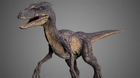 3dsmax velociraptor raptor