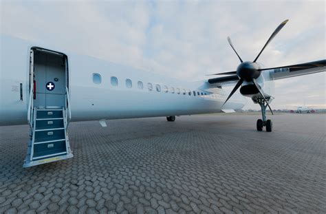 Bombardier Dash 8 Q400 Interactive 360 Photography - Aviation Virtual Tour