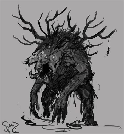 Wendigo by Halycon450 | Monster concept art, Creature concept art ...