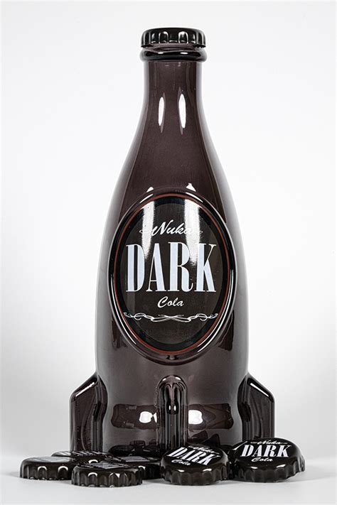 Fallout Nuka-Cola Dark Glass Bottle & Caps – Bethesda International ...