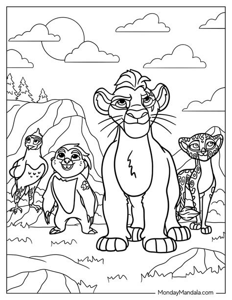 20 Lion Guard Coloring Pages Free Pdf Printables – Themeloader