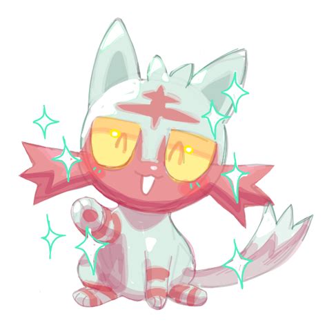 Shiny Litten Fan Art