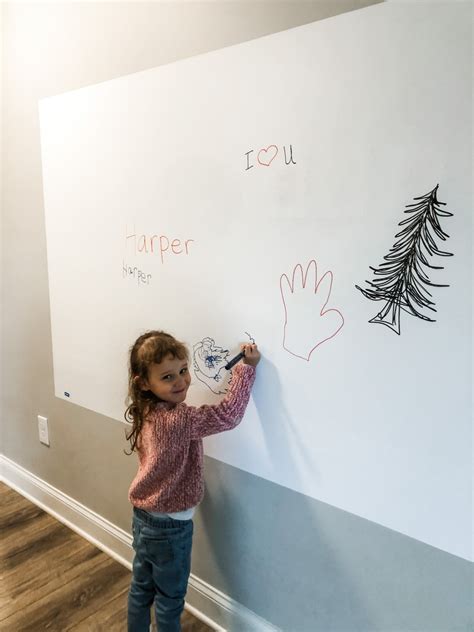 Easy DIY Whiteboard with farmhouse frame - The Mommy Project Guru