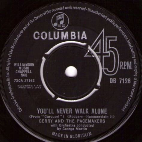 Gerry And The Pacemakers - You'll Never Walk Alone | Releases | Discogs