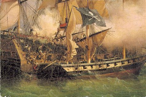 File:Painting of a pirate ship (after 1852), after Ambroise Louis ...