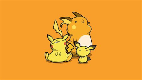 HD wallpaper: Pokémon, Pichu (Pokémon), Pikachu, Raichu (Pokémon ...