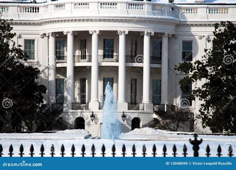 Oval Office Facade Of White House Stock Photo - Image: 13048090