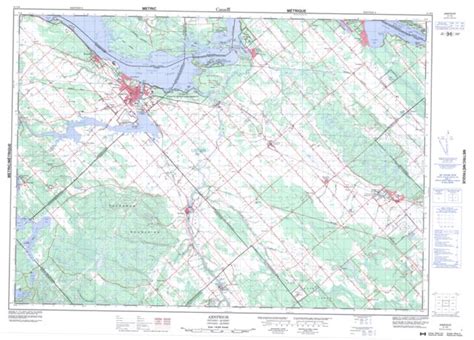 Arnprior ON Maps Online - Free Topographic Map Sheet 031F08 at 1:50,000