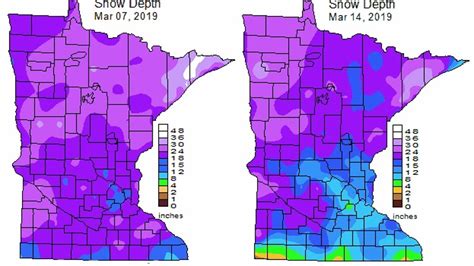 Minnesota loses roughly half our snow depth in just 4 days | FOX 9 ...