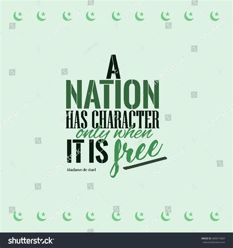 Pakistan Independence Day Quotation Stock Vector (Royalty Free ...