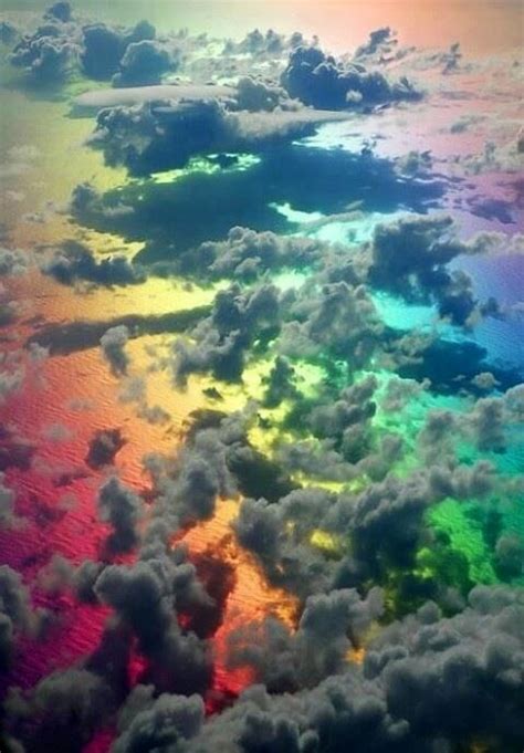 Sky Clouds Rainbow