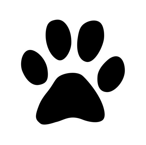 Paw Print Vector Icon - Download Free Vector Art, Stock Graphics & Images