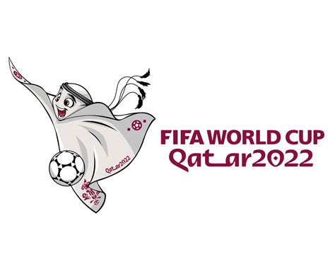 Mascot Fifa World Cup Qatar 2022 official Logo And Ballon Symbol Design ...