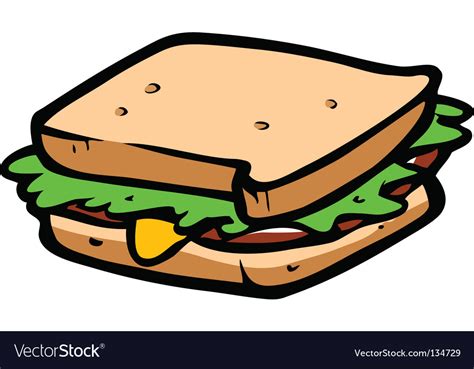 Sandwich Royalty Free Vector Image - VectorStock