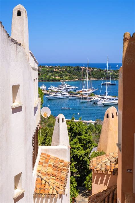 Porto Cervo, Sardinia, Italy - Picturesque View of Luxury Yacht Port ...