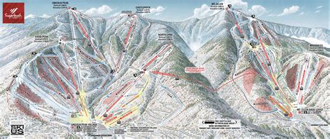 Sugarbush Trail map - Freeride