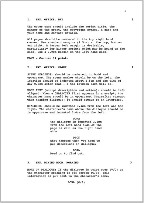 How to format a screenplay | Australian Writers’ Centre blog