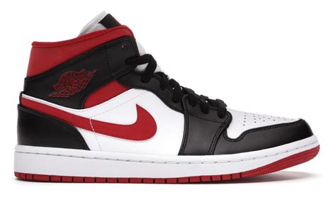 Air Jordan 1 Retro Mid "Gym Red Black White" – FCS Sneakers