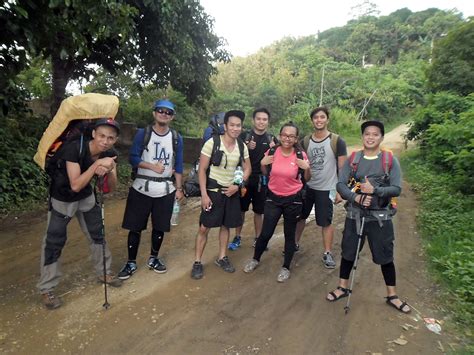 With colleagues. Trek to Mt. Balagbag. Mountain Hiking, Colleagues, Trek