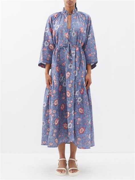 Popular floral linen women's dresses from WIGGY KIT | Editorialist