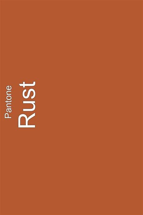 Rust Pantone Color | Wyvr Robtowner