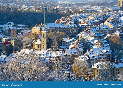 Bern in winter stock photo. Image of christmas, canal - 36015966