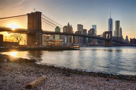 Brooklyn Bridge Sunset Background Wallpaper 23403 - Baltana