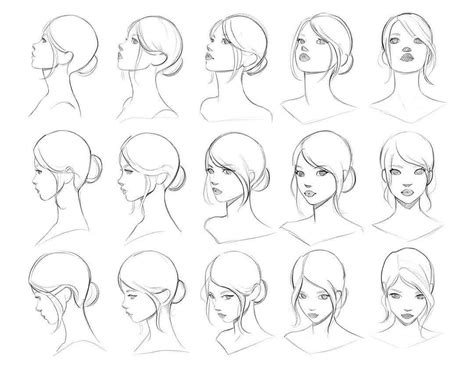 Female Face Drawing Reference and Sketches for Artists