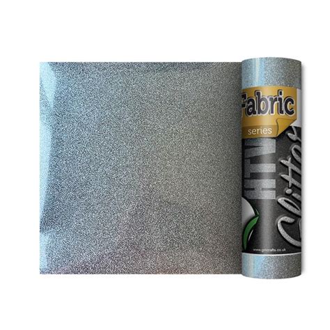 GM Silver Glitter 140mm x 500mm - GM Crafts