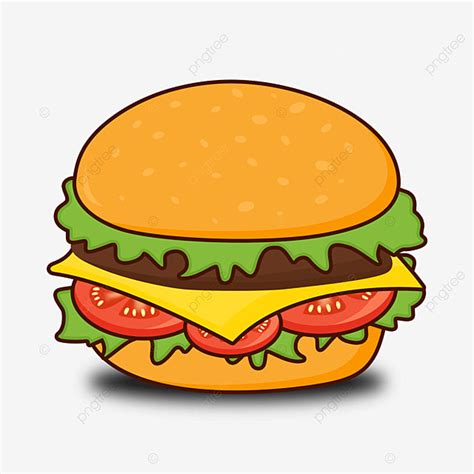 Burger Clipart Transparent Background, Vector Burger, Burger, Vector ...