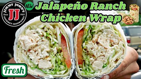 Jimmy Johns NEW Jalapeno Ranch Chicken Wrap - Summer Wraps are Back ...