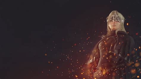 Female game character digital wallpaper, fire keeper, Dark Souls III ...