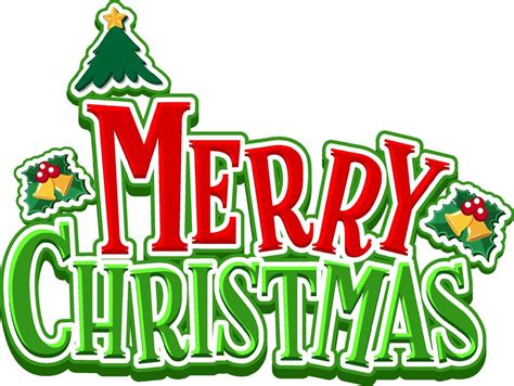 Merry Christmas text design on white background 3567872 Vector Art at ...