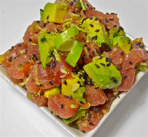 Cooking From My Books: Ahi Tuna Tartare On Jicama – Jami Alden