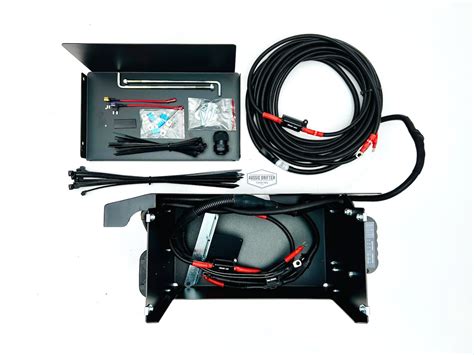 Ford Ranger REDARC tub mounted dual battery kit. Powder coated black ...