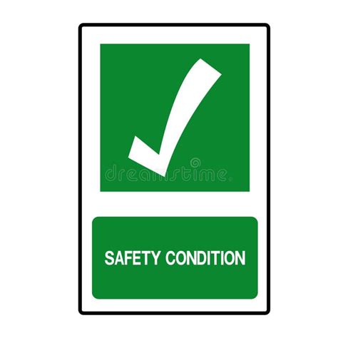 Safety Condition Symbol, Vector Illustration, Isolate on White ...