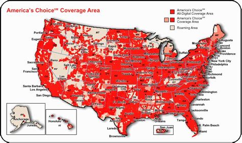 Cellular Carrier National Coverage Maps