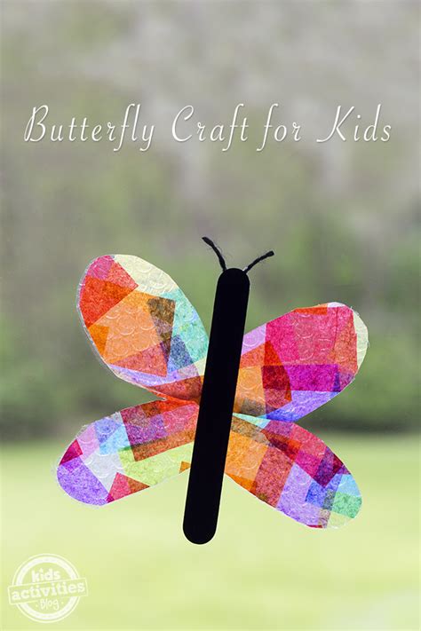 Coolest Butterfly Suncatcher Craft Made with Bubble Wrap! | Kids ...